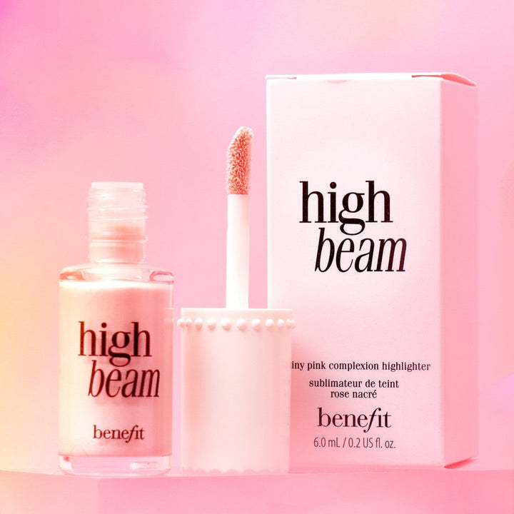 Benefit High Beam Liquid Highlighter Satin Pink Radiant Finish