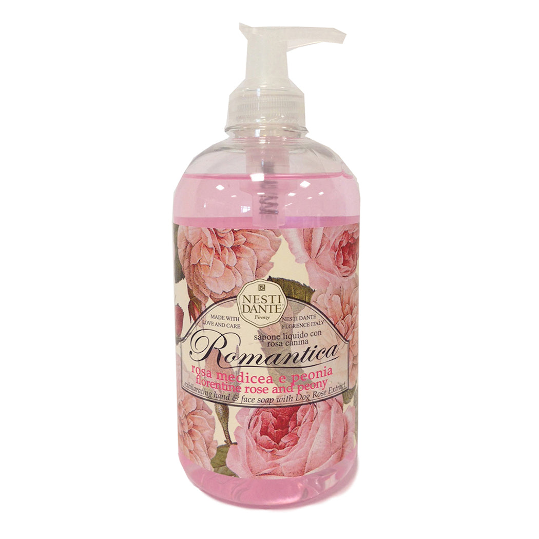 Nesti Dante Romantica Rose & Peony Liquid Soap 500ml