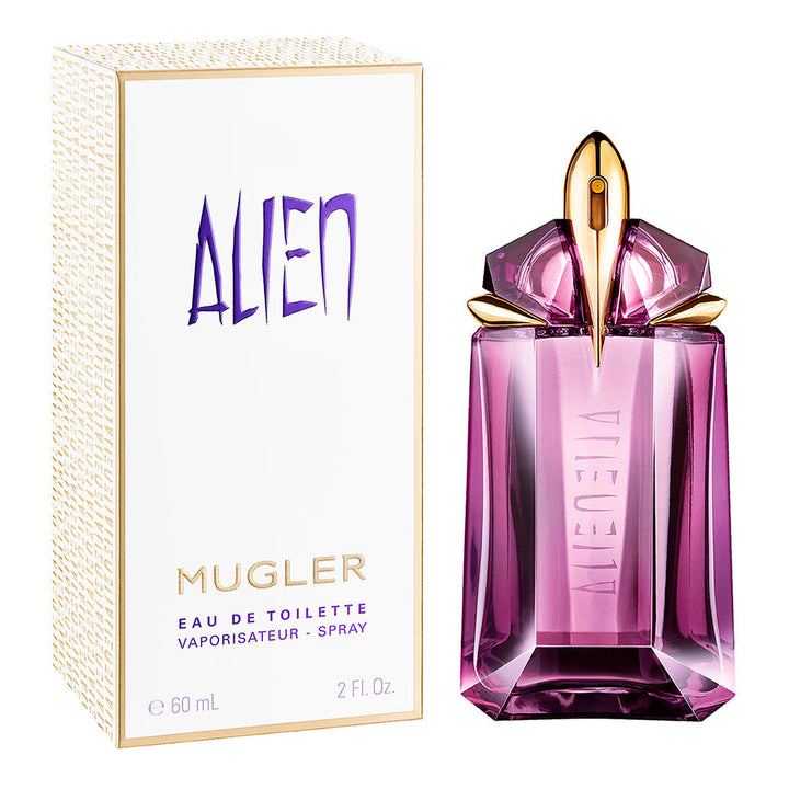 MUGLER Alien Eau de Toilette Women's Citrus Fragrance Amethyst Bottle