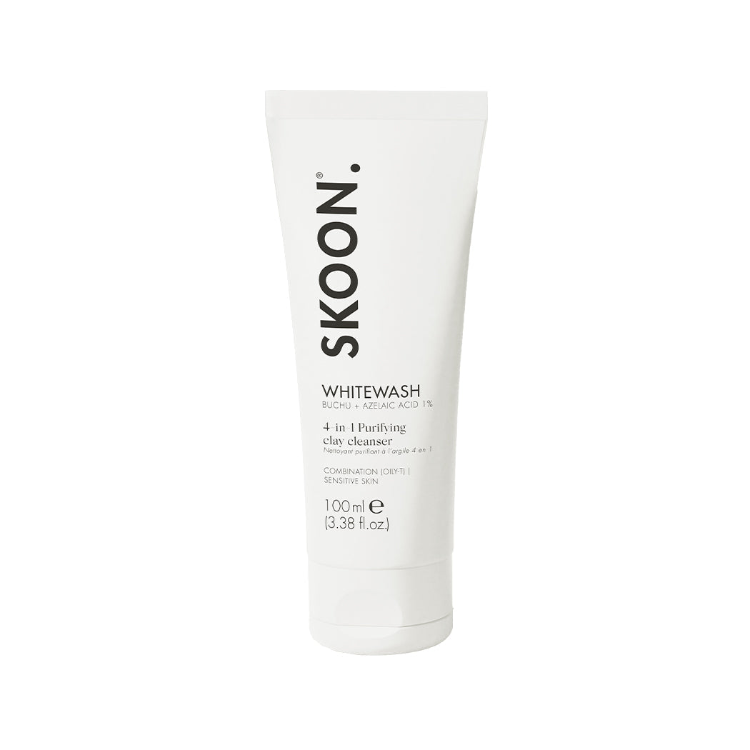 SKOON. Whitewash Airless Tube Mineral Cleanser for Oily Skin 100ml