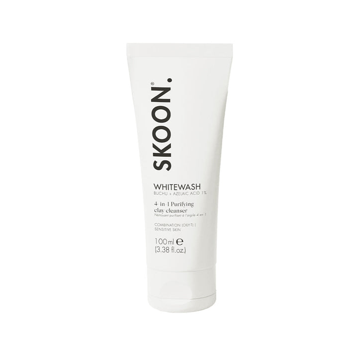 SKOON. Whitewash Airless Tube Mineral Cleanser for Oily Skin 100ml