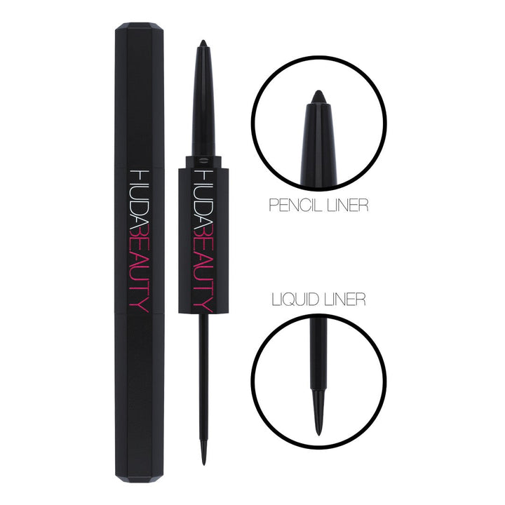 Huda Beauty Life Liner Duo Eyeliner Pencil and Liquid Eyeliner