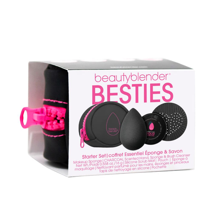 Beautyblender Besties Charcoal Blend & Cleanse 4-Piece Starter Set
