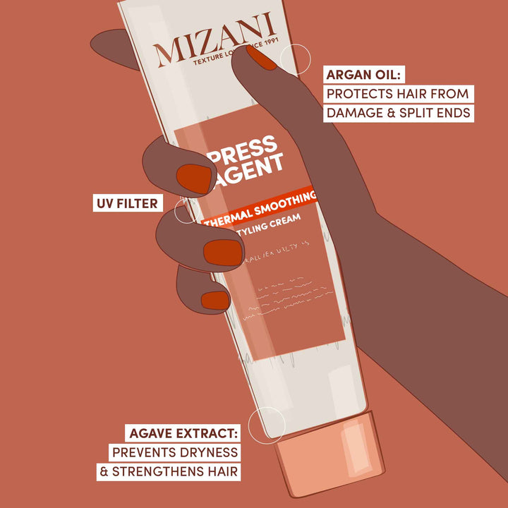 Mizani Press Agent Thermal Smoothing Raincoat Styling Cream 150ml