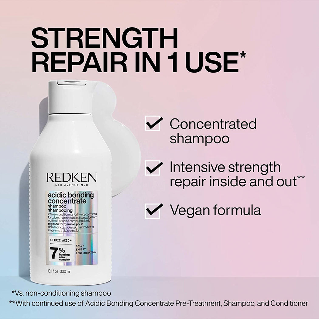 Redken Acidic Bonding Concentrate Shampoo 300ml Strength Repair
