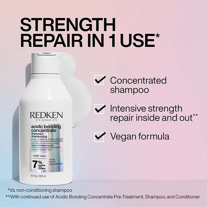 Redken Acidic Bonding Concentrate Shampoo 300ml Strength Repair