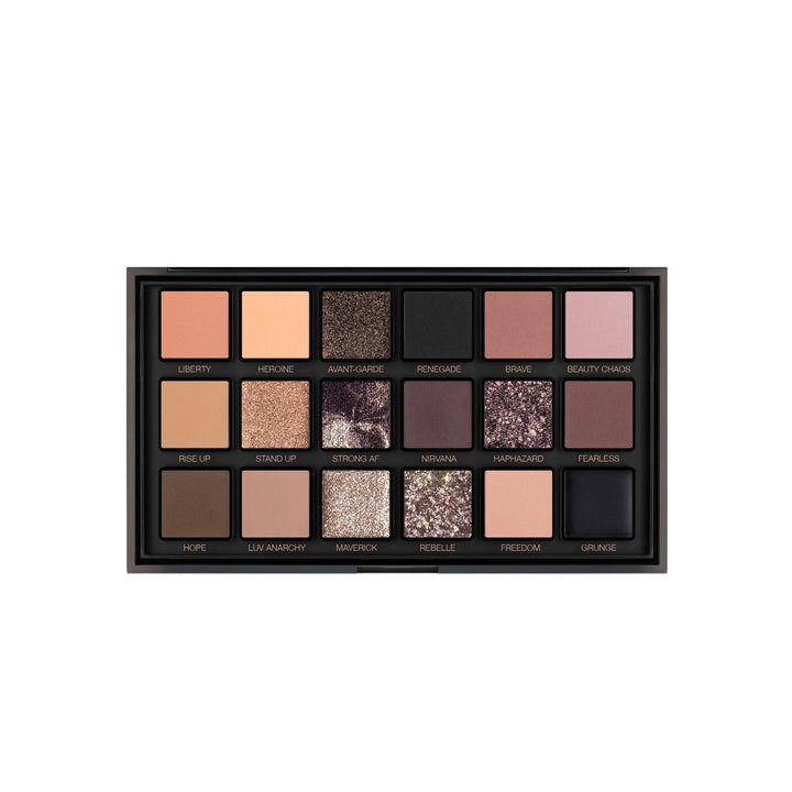 HUDA BEAUTY Pretty Grunge Eyeshadow Palette 18-Well Smokey Palette
