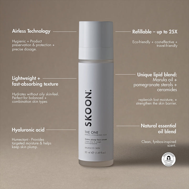 SKOON. The One Hydra Plump Face Cream Balanced Skin 50ml