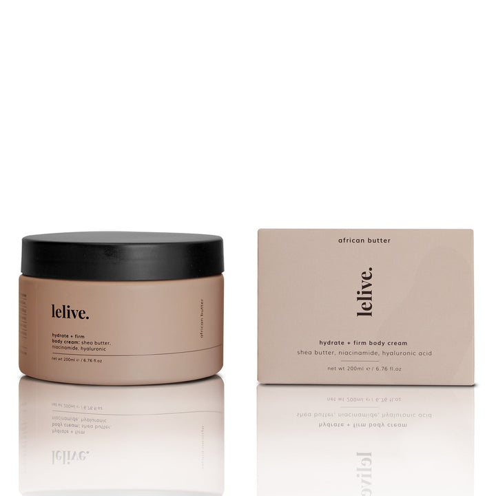 lelive. African Butter Hydrate + Firm Body Cream