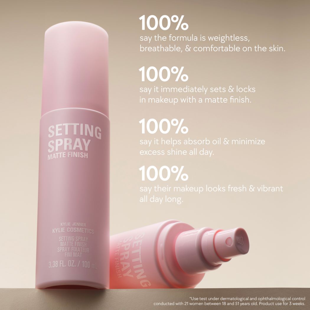 Kylie Cosmetics Setting Spray Matte Finish 100ml Lightweight Mist