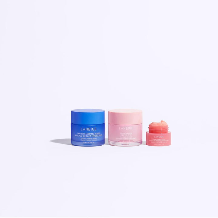 Laneige Dream Team Trio Set Skincare Overnight Hydration Gift Set