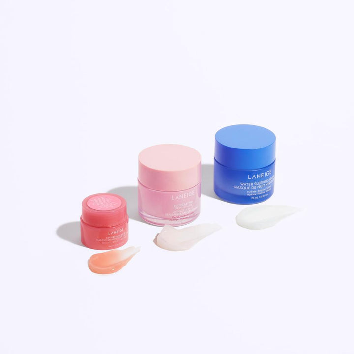 Laneige Dream Team Trio Set Skincare Overnight Hydration Gift Set
