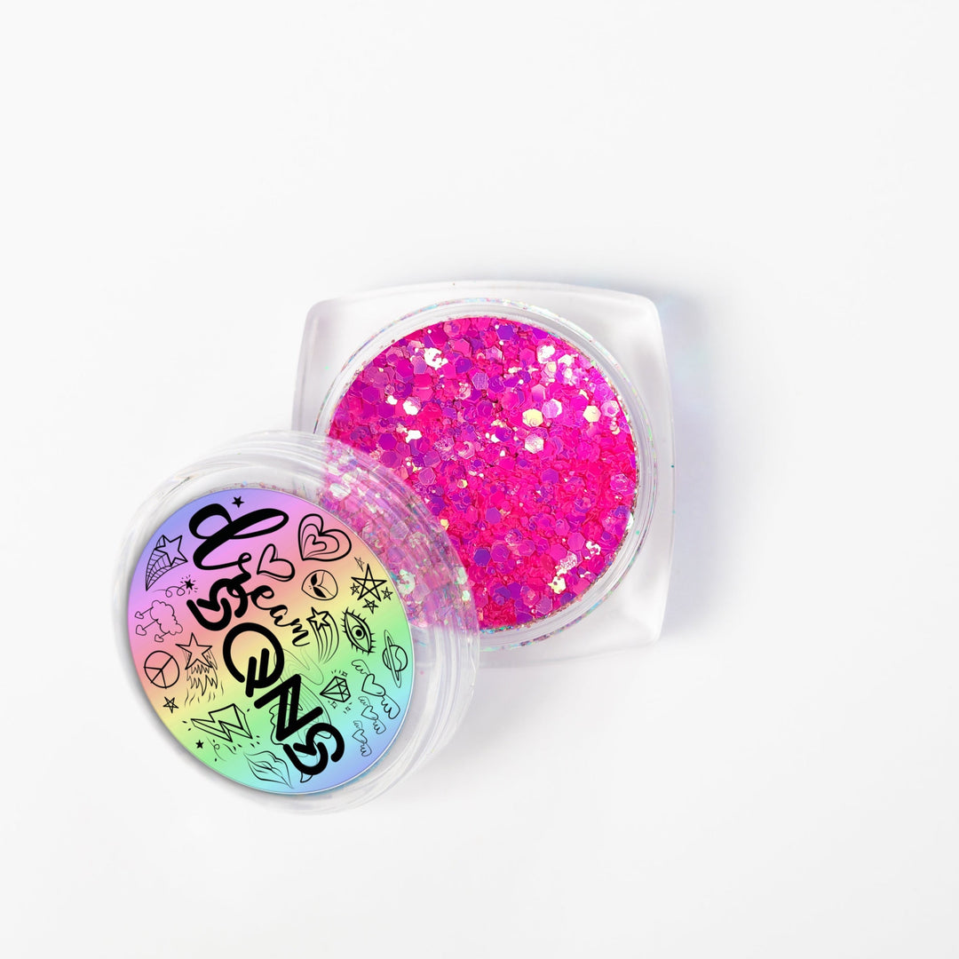 DreamSQNS Barbie Girl Pink Gold Cosmetic Glitter