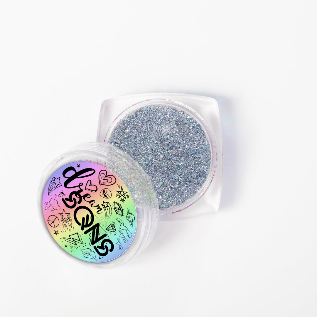 DreamSQNS Diamond Dust Ultra Fine Holographic Silver Glitter