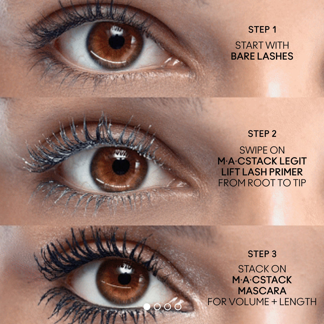 MAC Stack Legit Lift Lash Primer Volumizing Mascara Prep Formula