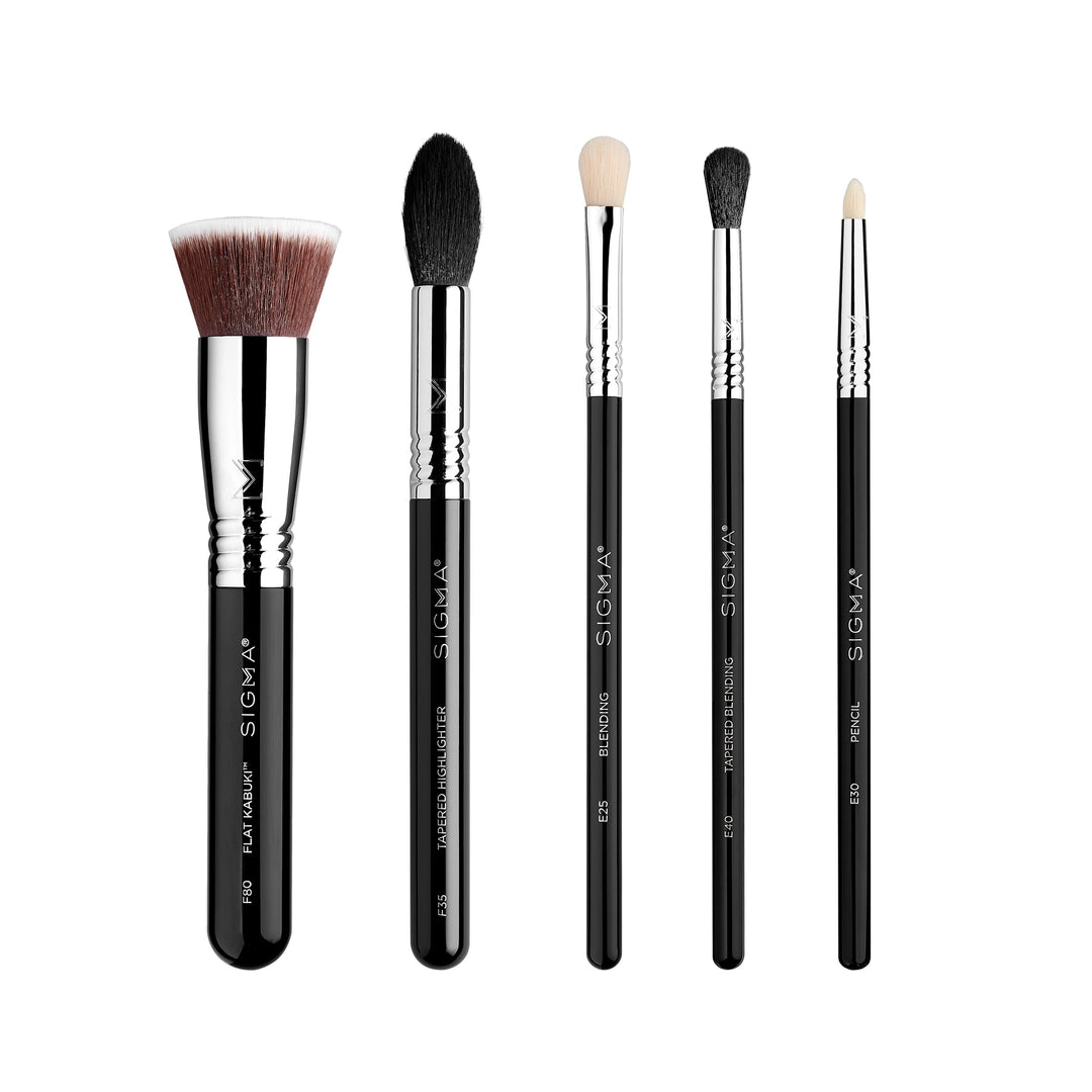 Sigma Beauty Most Wanted Makeup Brush Set 5 Piece