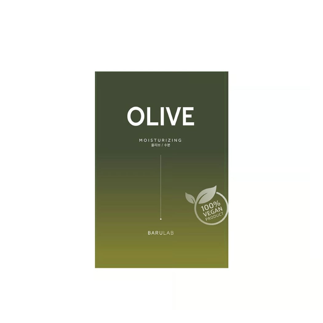 Barulab Clean Vegan Olive Sheet Mask Moisturizing Face Treatment