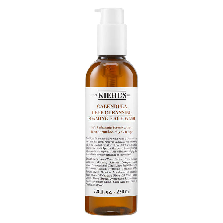 Kiehl's Calendula Deep Cleansing Foaming Face Wash Gel 230ml