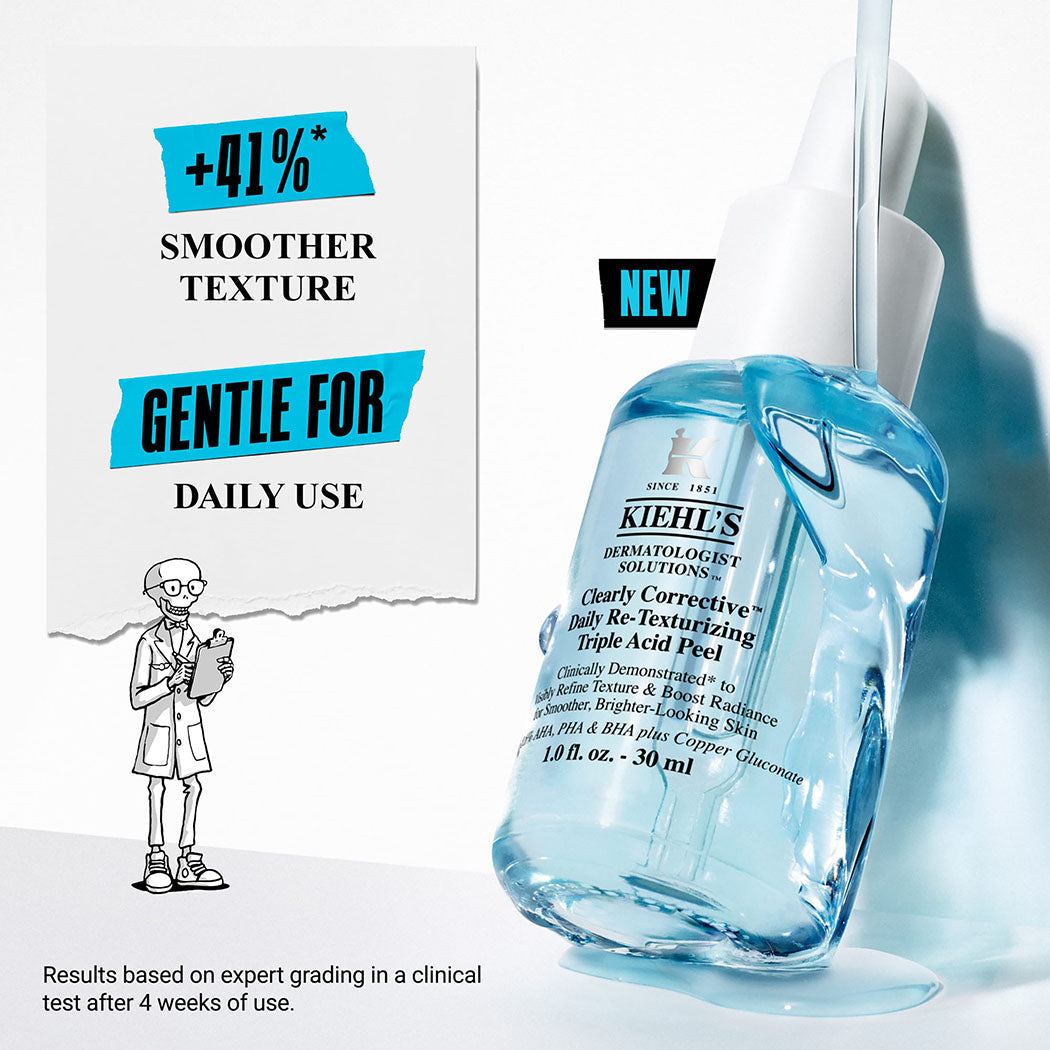 Kiehl's Clearly Corrective Daily Re-Texturizing Triple Acid Peel 30ml