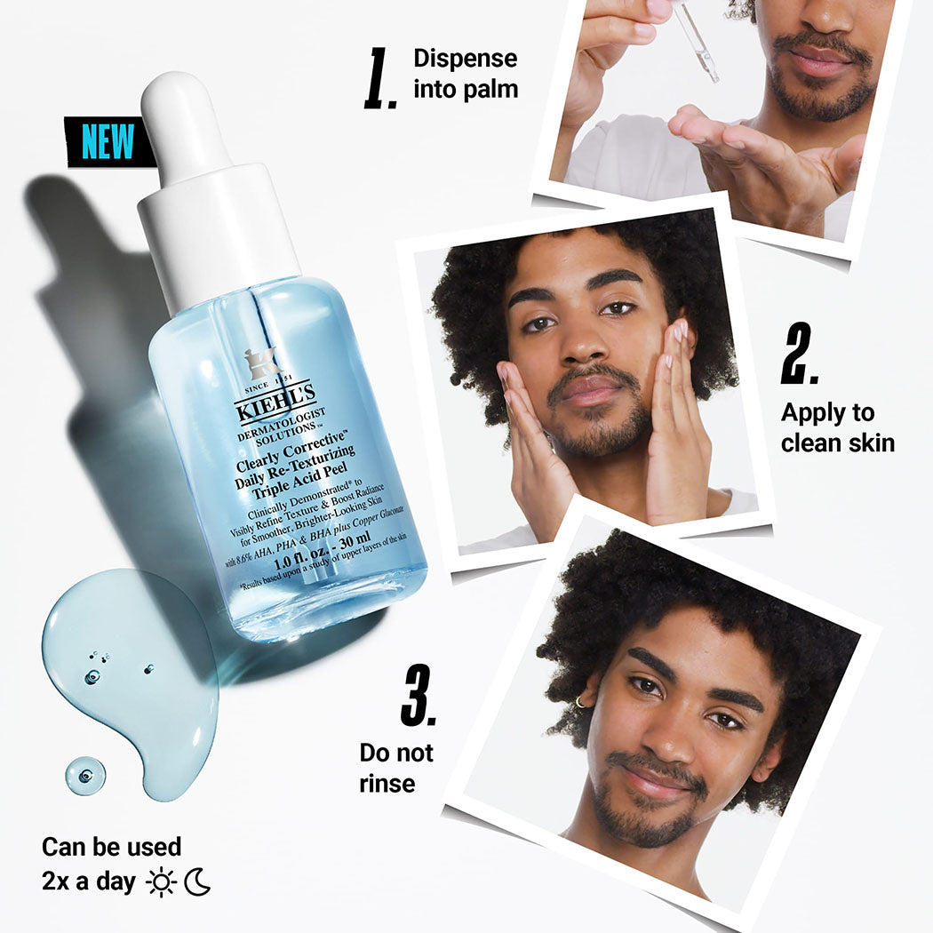 Kiehl's Clearly Corrective Daily Re-Texturizing Triple Acid Peel 30ml