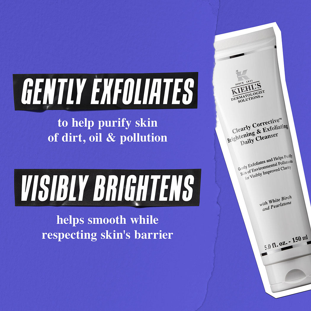 Kiehl's Clearly Corrective Brightening & Exfoliating Cleanser 150ml
