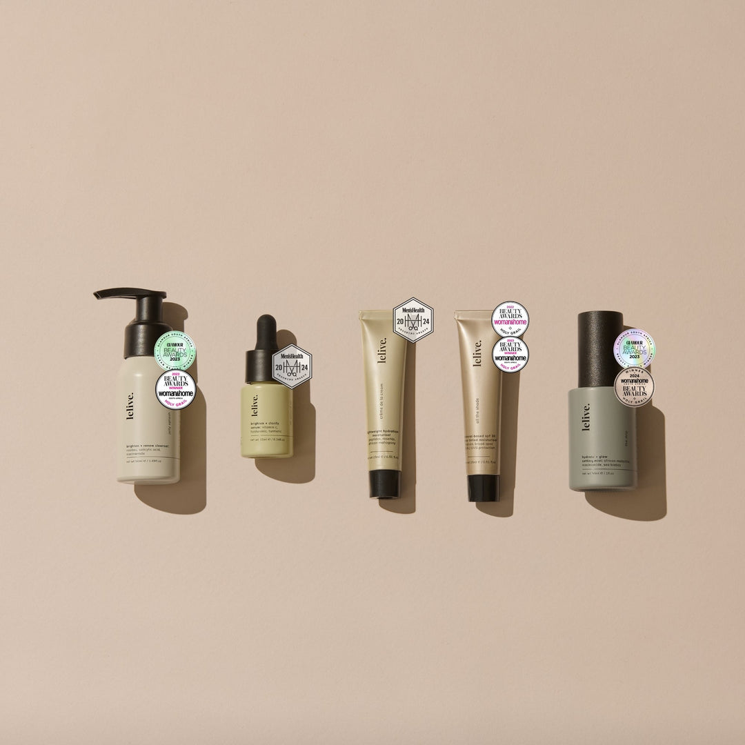 Lelive. The Glow Kit Mini Edition 5-Piece Skincare Set