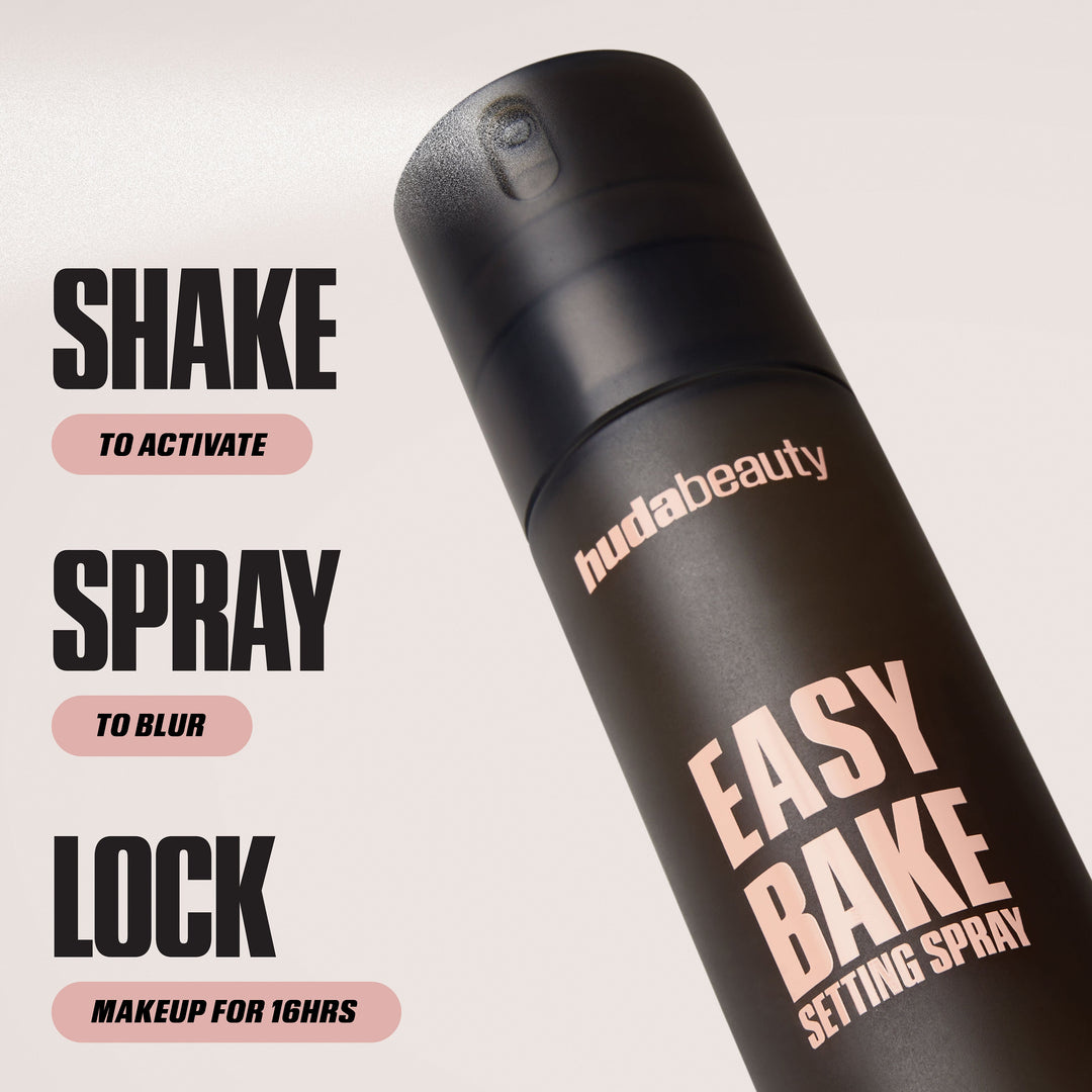 Huda Beauty Easy Bake Setting Spray Pore Blurring Makeup Fixer