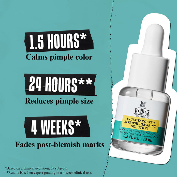 Kiehl's Truly Targeted Acne-Clearing Solution 2% Salicylic Acid 15ml