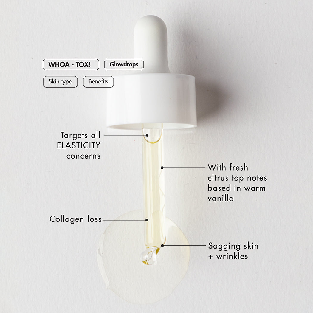 SKOON. Glowdrops Bouncy Skin Face Concentrate + Refill 15ml
