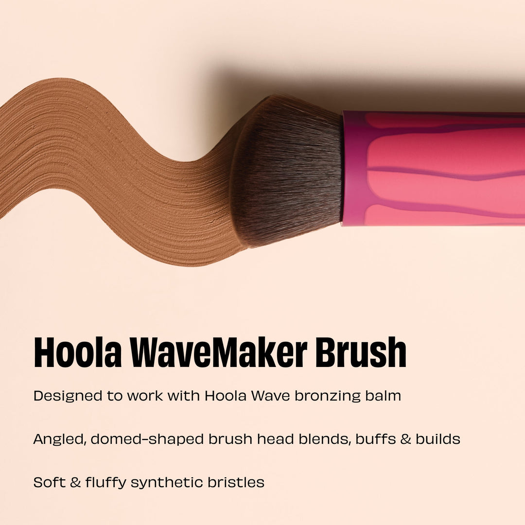 Benefit Hoola Wavemaker Angled Bronzing Balm Face Makeup Brush
