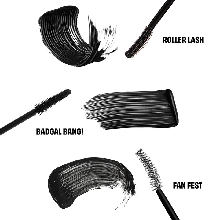 Benefit Mascara Trial Set with 3 Mini Mascaras and Scrunchies