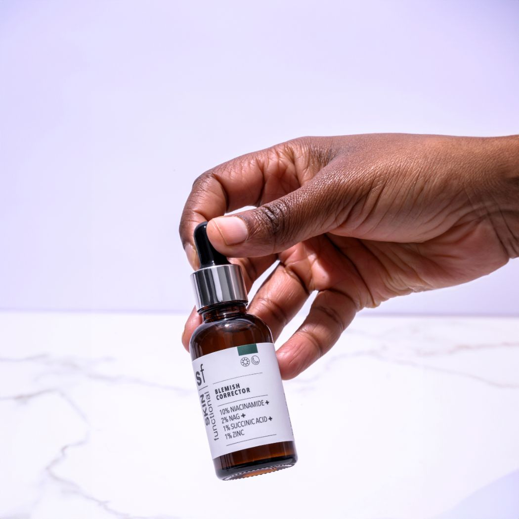 SKIN Functional 10% Niacinamide Zinc Blemish Corrector NAG Succinic Acid