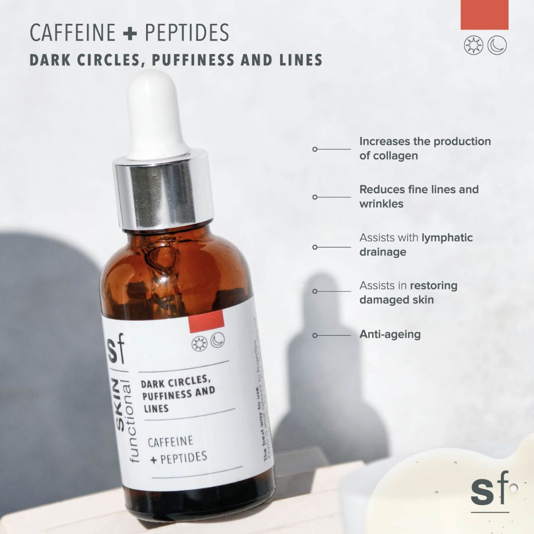 SKIN Functional Caffeine + Peptides Dark Circles, Puffiness and Lines