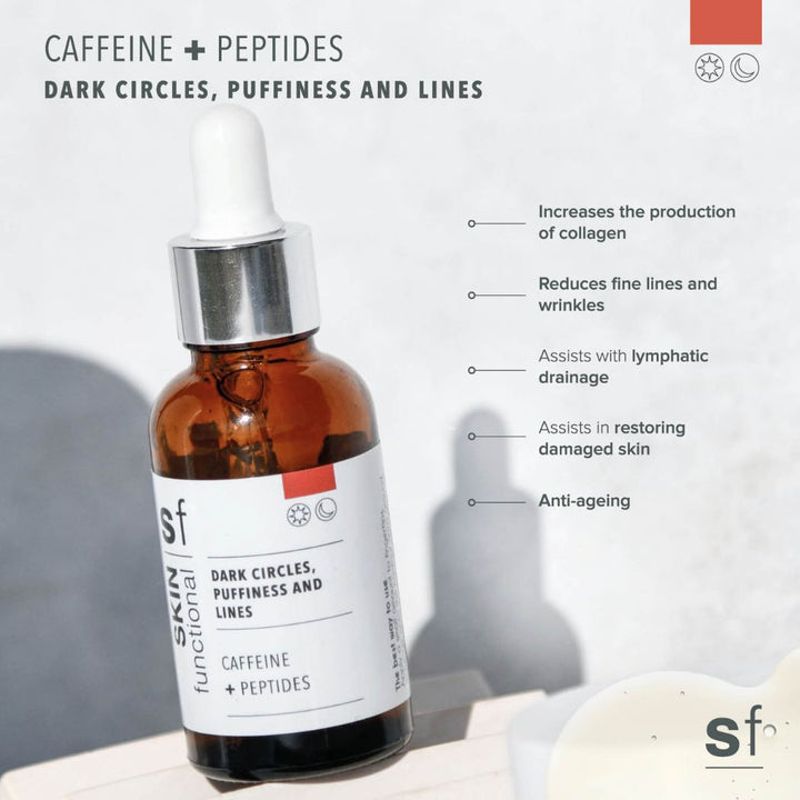 SKIN Functional Caffeine + Peptides Dark Circles, Puffiness and Lines