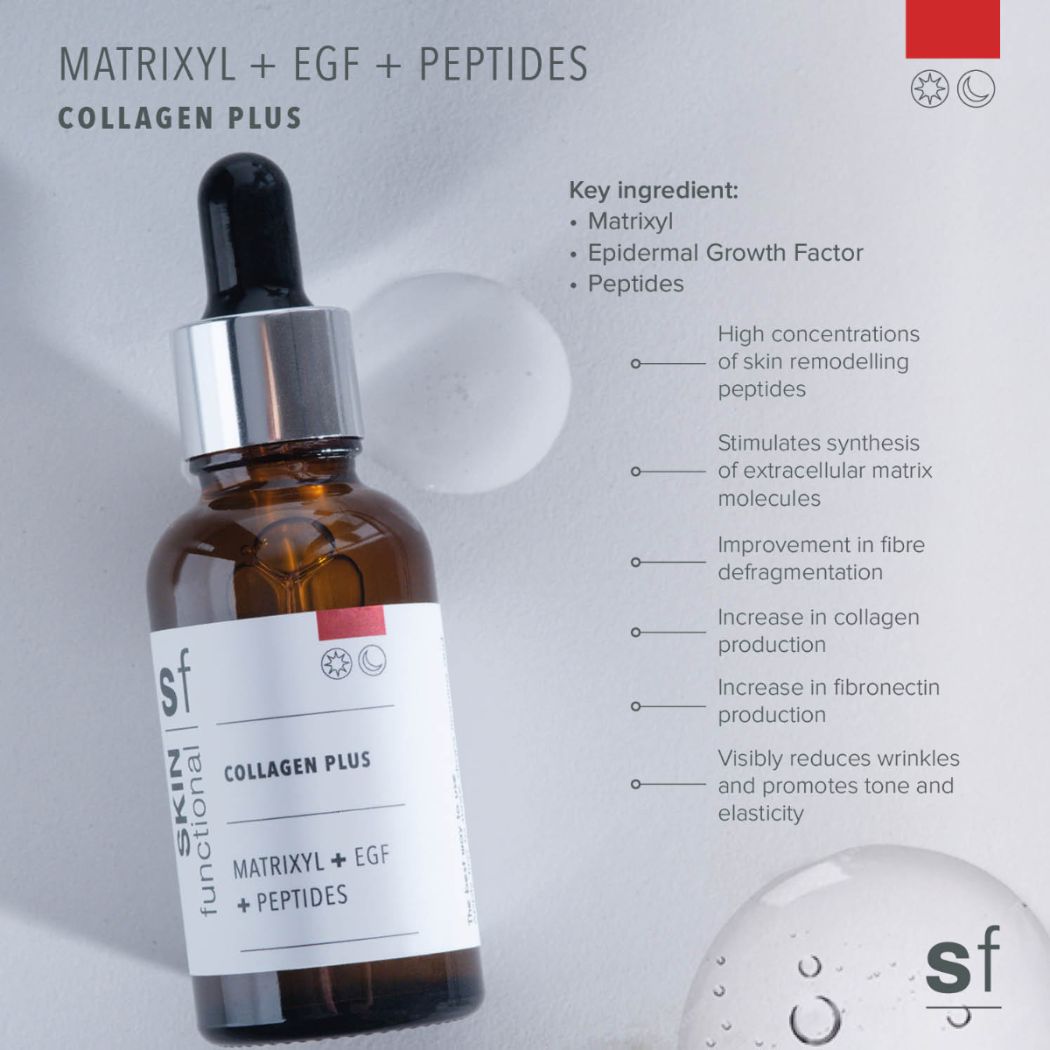 SKIN Functional Matrixyl + EGF + Peptides Collagen Plus 30ml