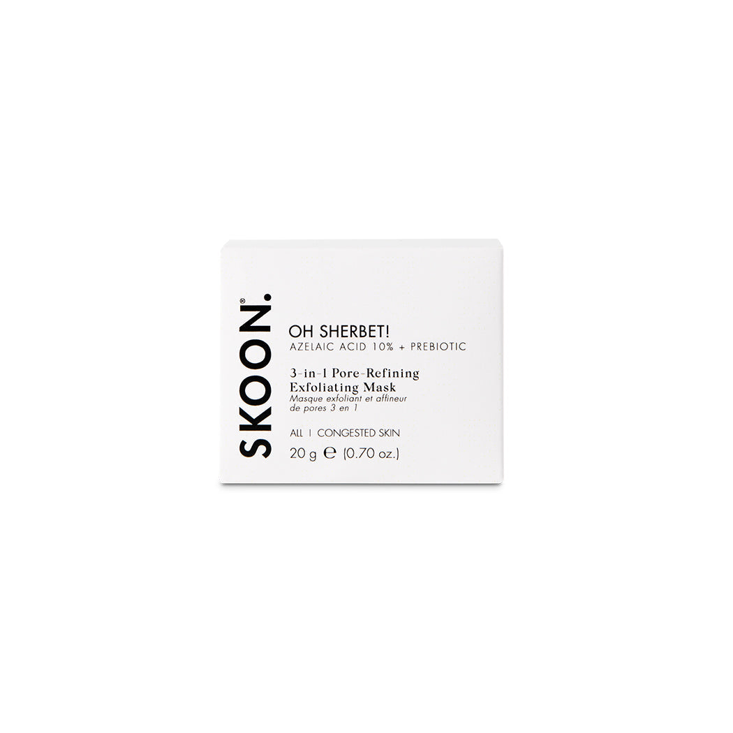 SKOON. Oh Sherbet! Azelaic Acid 10% Exfoliating Clay Mask 20g