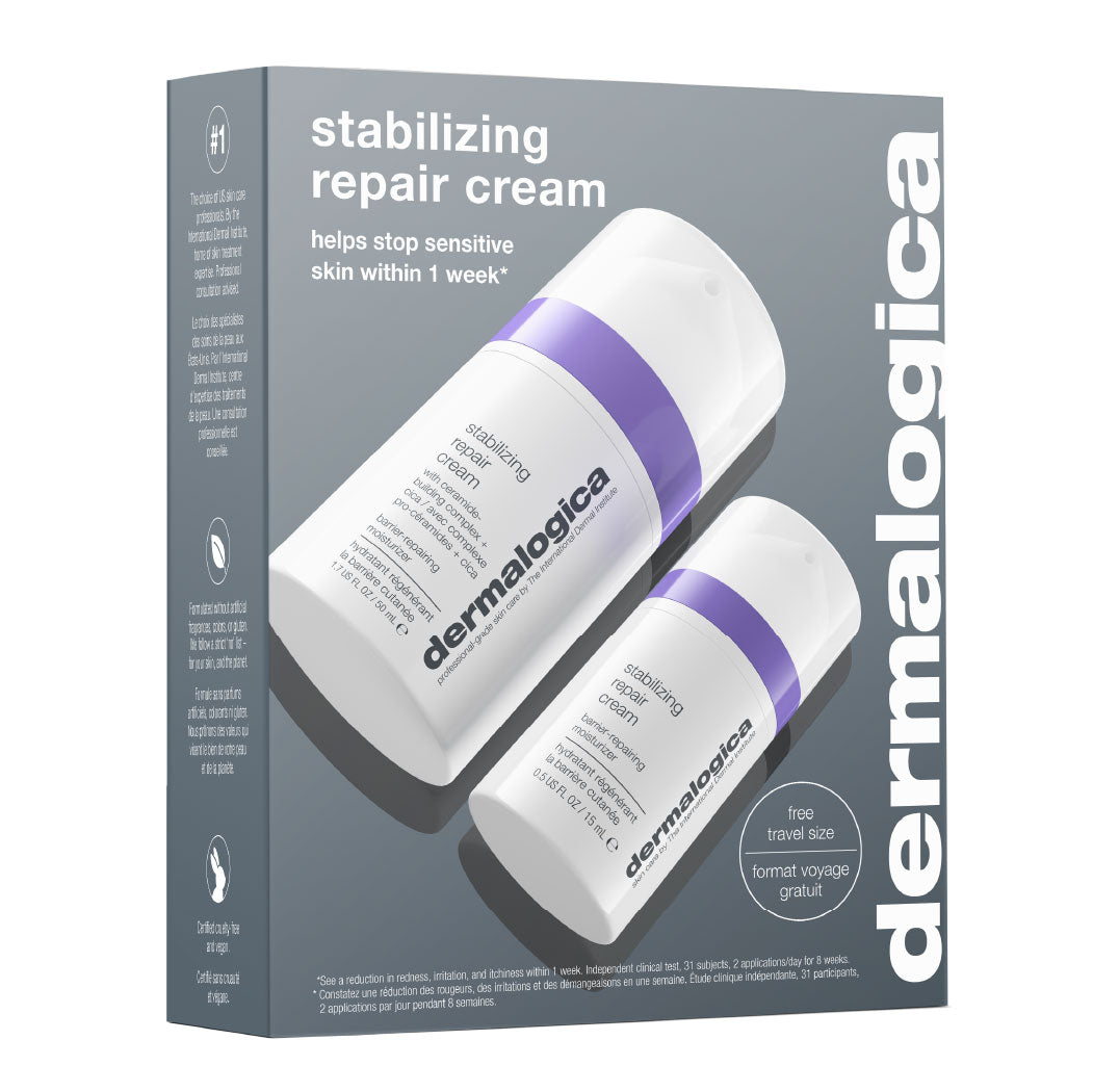 Dermalogica Stabilizing Repair Cream Skin Barrier Recovery Moisturizer Pack