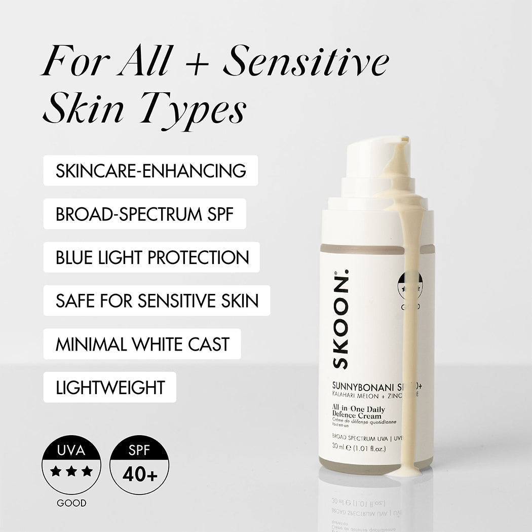 SKOON. SUNNYBONANI SPF40+ All-in-One Daily Defence Cream 30ml