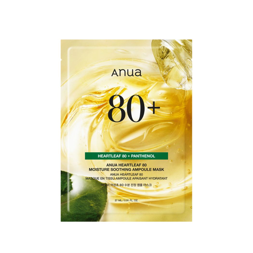 Anua Heartleaf 80 Ampoule Mask Soothing Hydrating Sheet Mask