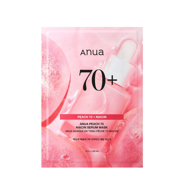 Anua Peach Niacin Serum Mask Hydrogel Collagen Hydrating 38g