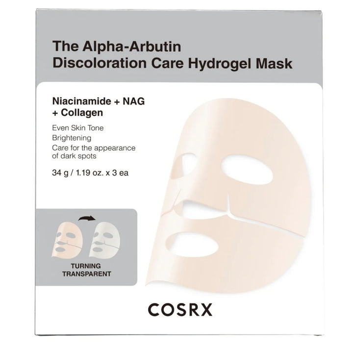 COSRX The Alpha-Arbutin Discoloration Care Hydrogel Mask