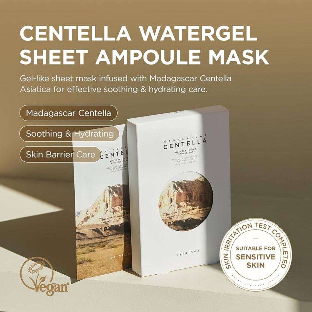 SKIN1004 Madagascar Centella Watergel Sheet Ampoule Mask