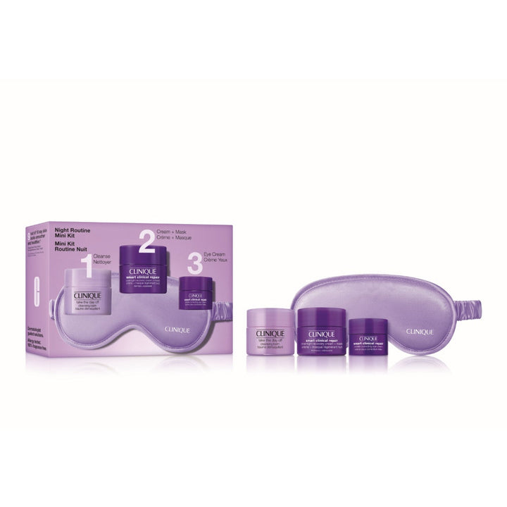 Clinique Night Routine Mini Skincare Kit Repair Set