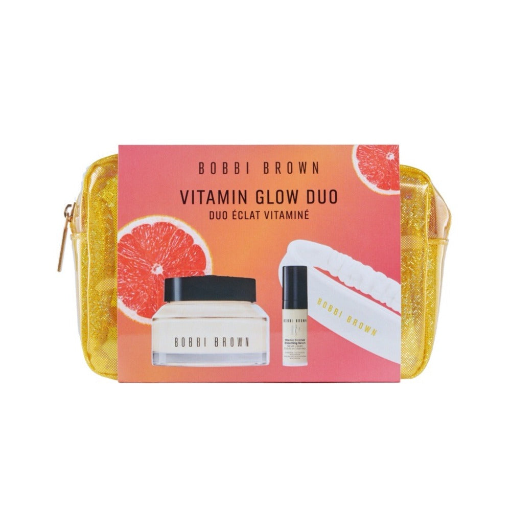 Bobbi Brown Vitaminized Glow Skincare Set with Primer and Serum