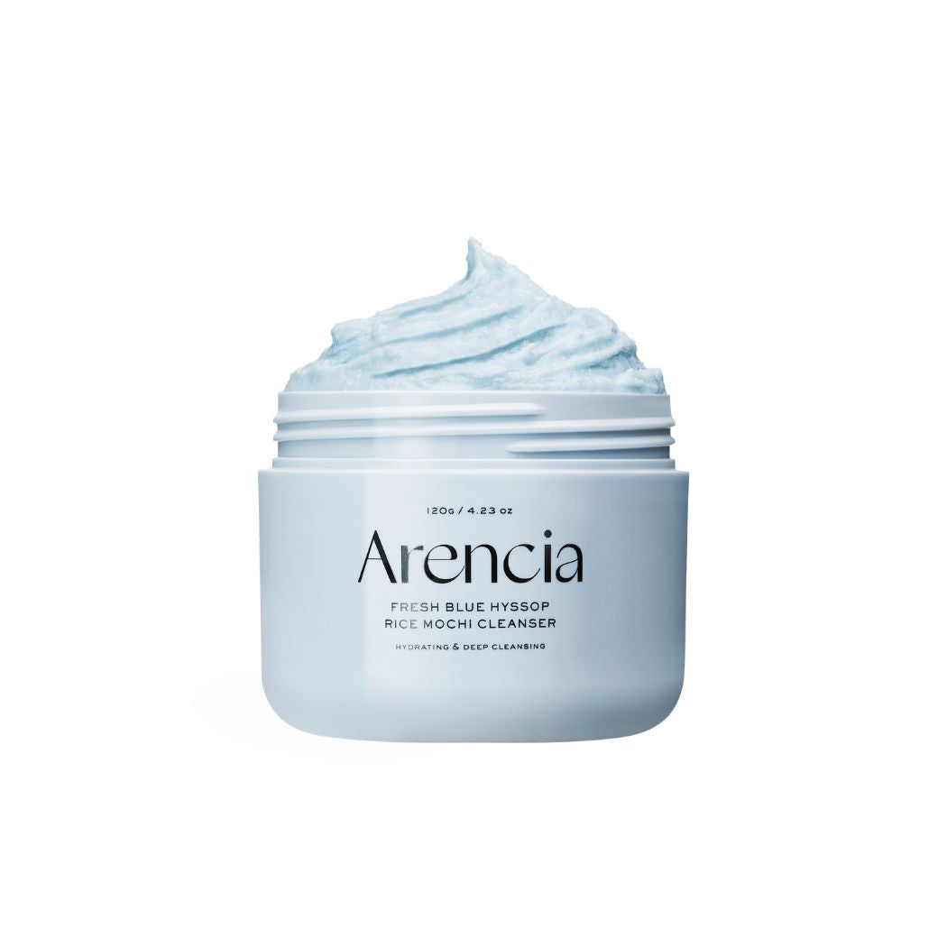 Arencia Fresh Blue Hyssop Rice Mochi Cleanser 120g