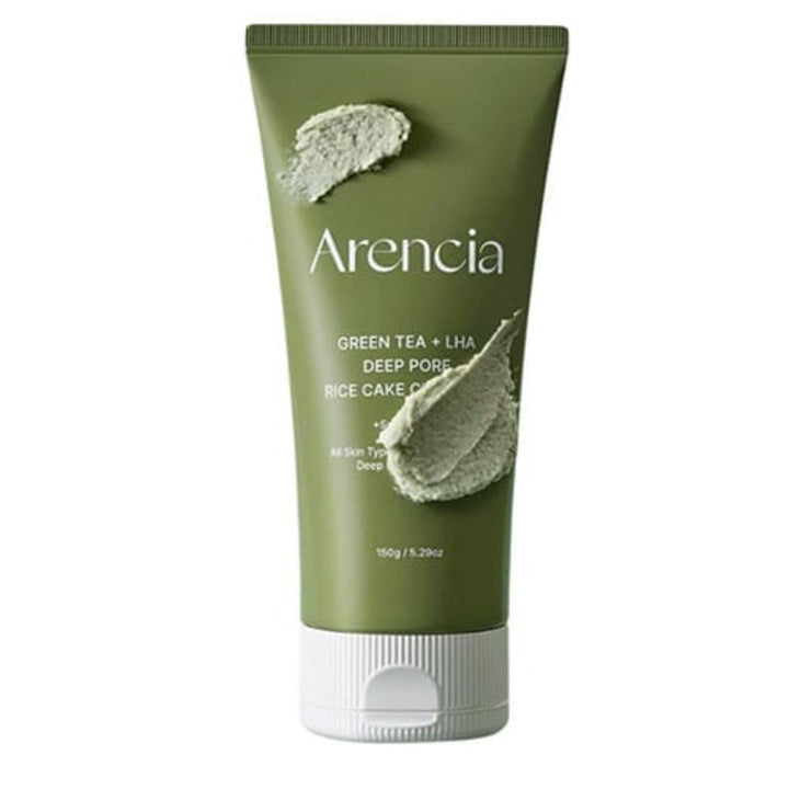 Arencia Green Tea + LHA Deep Pore Rice Cake Cleanser 150g