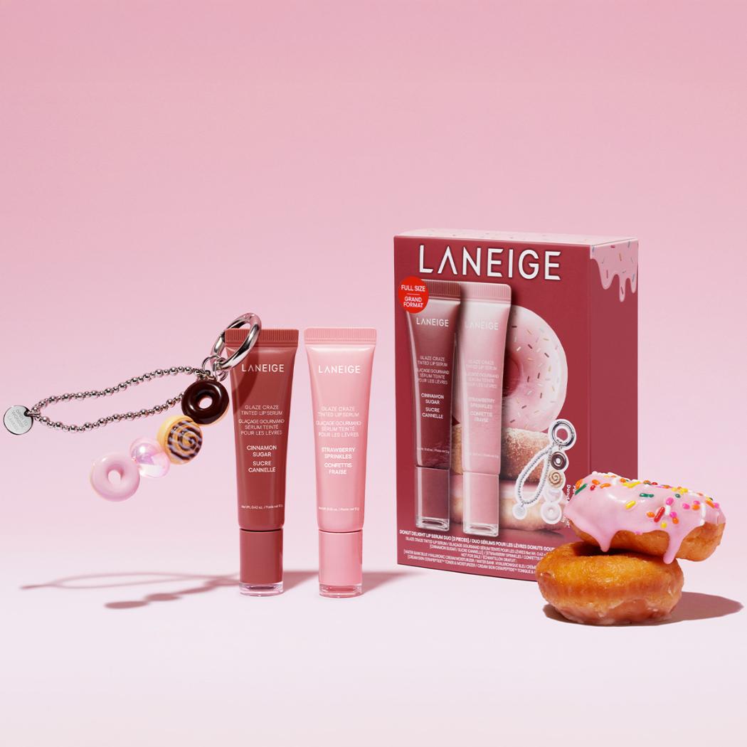 Laneige Donut Delight Lip Serum Duo Tinted Set