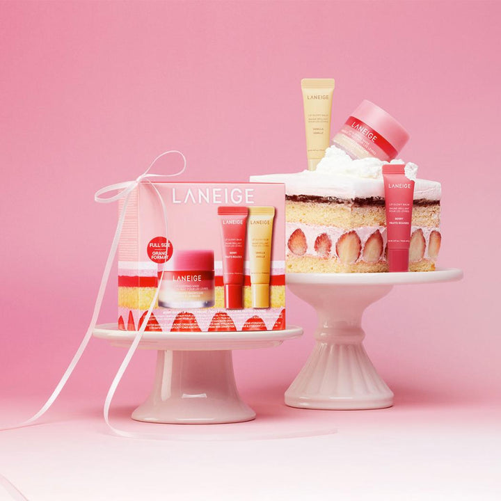 Laneige Berry Sweet Lip Trio Hydrating Skincare Gift Set