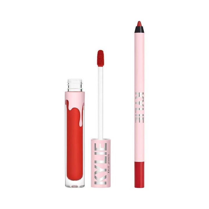 Kylie Cosmetics Velvet Lip Kit Demi-Matte Lipstick 2-Piece Set