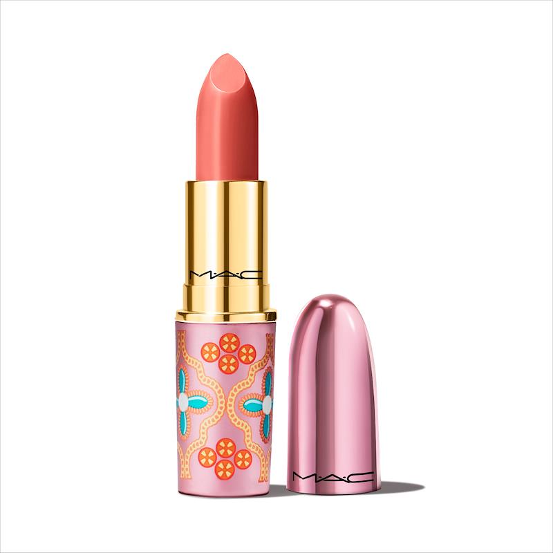 MAC Diwali Satin Lipstick Peachy-Pink FINDLIGHT Buildable Creamy Formula